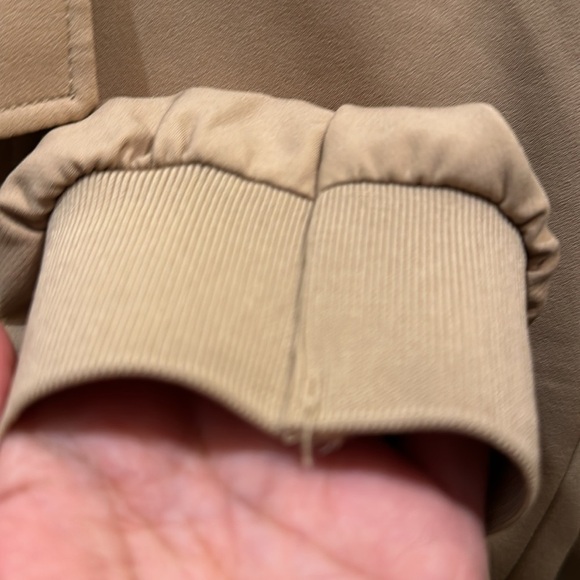 Zara Tan Cargo Pockets Joggers stretch back waist for comfort size M - Picture 6 of 12